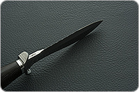 Нож Кистень (кожаные ножны) граб - черное дерево, эи-107, алюминий : фото 8