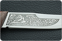 Нож Марал-2 наборная кожа, эи-107, текстолит : фото 8