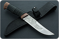 Нож Марал-2 наборная кожа, эи-107, текстолит : фото 10