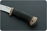 Нож Дикси наборная кожа, 95х18, текстолит : фото 6