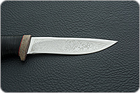 Нож Дикси наборная кожа, 95х18, текстолит : фото 7