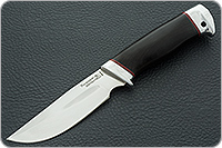 Нож Сталкер граб - черное дерево, 95х18, алюминий : фото 2