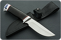 Нож Сталкер граб - черное дерево, 95х18, алюминий : фото 8