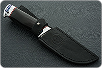 Нож Сталкер граб - черное дерево, 95х18, алюминий : фото 9