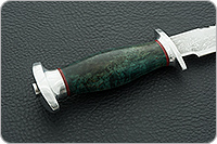 Нож Спас-6 стабилизированный кап, 95х18, алюминий : фото 5