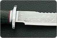 Нож Спас-6 стабилизированный кап, 95х18, алюминий : фото 8