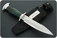 Нож Спас-6 стабилизированный кап, 95х18, алюминий : фото 10