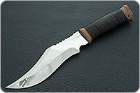 Нож Лапа-2 наборная кожа, 95х18, текстолит : фото 2