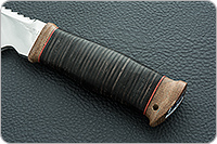 Нож Лапа-2 наборная кожа, 95х18, текстолит : фото 6