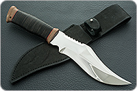 Нож Лапа-2 наборная кожа, 95х18, текстолит : фото 8