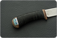 Нож Малек-2 наборная кожа, текстолит, без золочения : фото 5