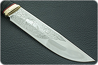 Нож Таежный-2 наборная кожа, 95х18, латунь : фото 4