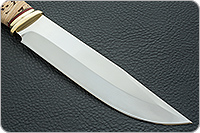 Нож Таежный-2 береста, 95х18, латунь : фото 4