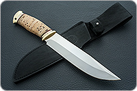 Нож Таежный-2 береста, 95х18, латунь : фото 8