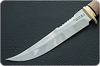 Нож Катран кап березовый, 95х18, латунь : фото 3