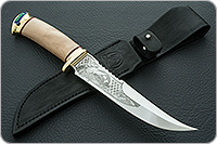 Нож Катран кап березовый, 95х18, латунь : фото 9