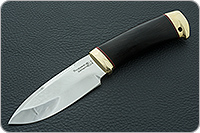 Нож Кадет граб - черное дерево, 95х18, латунь : фото 2