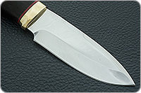 Нож Кадет граб - черное дерево, 95х18, латунь : фото 4
