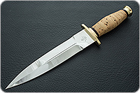 Кинжал охотничий-С береста, 95х18, латунь : фото 2