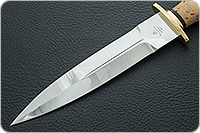 Кинжал охотничий-С береста, 95х18, латунь : фото 3