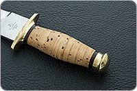 Кинжал охотничий-С береста, 95х18, латунь : фото 6