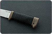 Нож Монблан наборная кожа, 95х18, текстолит : фото 6