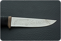 Нож Монблан наборная кожа, 95х18, текстолит : фото 7