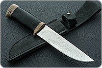 Нож Монблан наборная кожа, 95х18, текстолит : фото 9