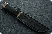 Нож Монблан наборная кожа, 95х18, текстолит : фото 10