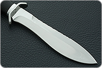 Нож Кистень (пластиковые ножны) граб - черное дерево, 95х18, алюминий : фото 4