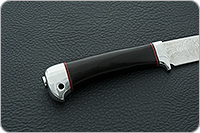 Нож Малек-2 граб - черное дерево, 95х18, алюминий : фото 5