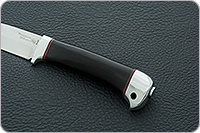 Нож Малек-2 граб - черное дерево, 95х18, алюминий : фото 6