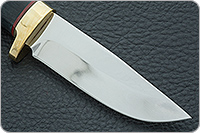 Нож Малек-2 стабилизированный кап, 95х18, латунь : фото 4