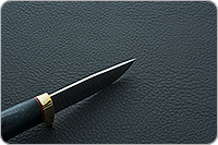 Нож Малек-2 стабилизированный кап, 95х18, латунь : фото 7