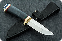 Нож Малек-2 стабилизированный кап, 95х18, латунь : фото 8