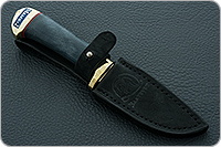 Нож Малек-2 стабилизированный кап, 95х18, латунь : фото 9