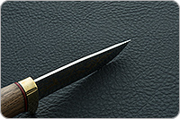 Нож Малек-2 орех, 95х18, латунь : фото 9