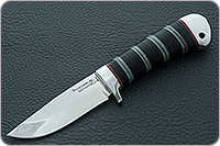 Нож Малек-2 наборная кожа, 95х18, алюминий : фото 2