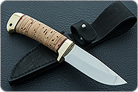 Нож Малек-2 береста, 95х18, латунь : фото 8