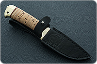 Нож Малек-2 береста, 95х18, латунь : фото 9