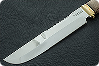 Нож Медвежий кап березовый, 95х18, латунь : фото 3