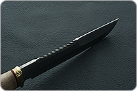 Нож Медвежий кап березовый, 95х18, латунь : фото 8