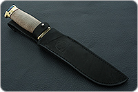 Нож Медвежий кап березовый, 95х18, латунь : фото 10