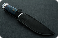 Нож Тайга стабилизированный кап, дамаск, алюминий : фото 10