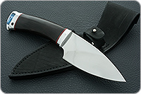 Нож Утес граб - черное дерево, 95х18, алюминий : фото 8