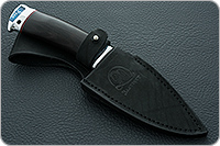 Нож Утес граб - черное дерево, 95х18, алюминий : фото 9