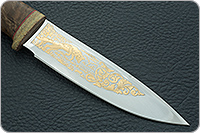 Нож Fox-1 (Фокс-1) орех, 95х18, текстолит : фото 4