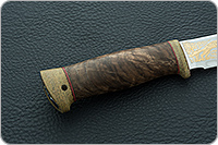 Нож Fox-1 (Фокс-1) орех, 95х18, текстолит : фото 5