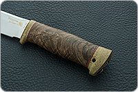 Нож Fox-1 (Фокс-1) орех, 95х18, текстолит : фото 6