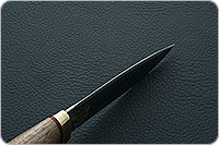 Нож Fox-1 (Фокс-1) (индивидуальная гравировка) орех, 95х18, латунь : фото 9